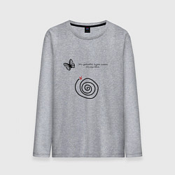 Лонгслив хлопковый мужской Life is strange 2, цвет: меланж