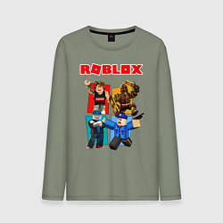 Лонгслив хлопковый мужской ROBLOX, цвет: авокадо