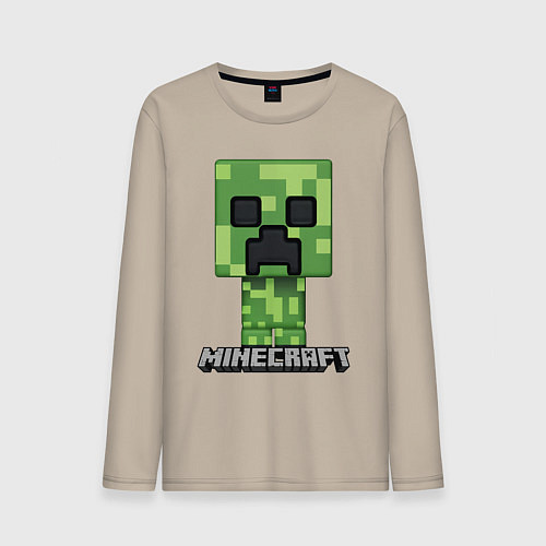 Мужской лонгслив MINECRAFT / Миндальный – фото 1