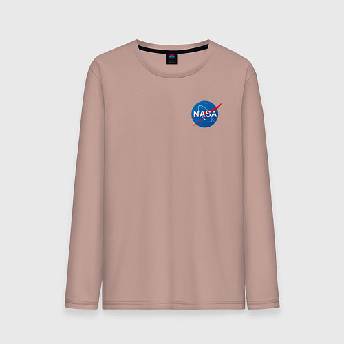 Мужской лонгслив NASA / Пыльно-розовый – фото 1