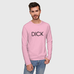 Лонгслив хлопковый мужской DICK, цвет: светло-розовый — фото 2