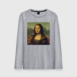Мужской лонгслив Mona Lisa pixels