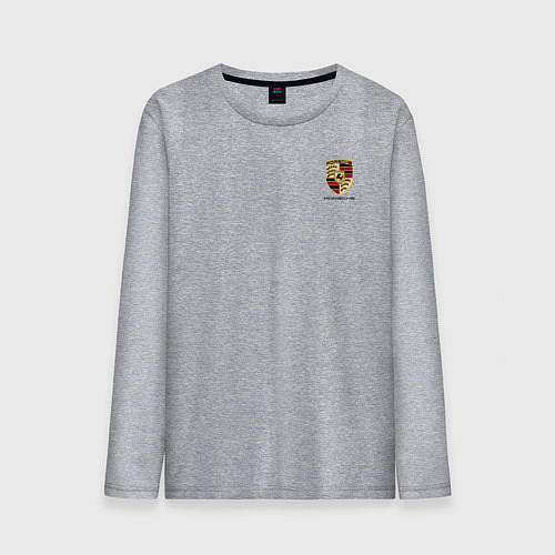 Мужской лонгслив PORSCHE / Меланж – фото 1