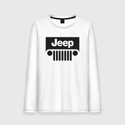 Лонгслив хлопковый мужской I'm Jeep, цвет: белый