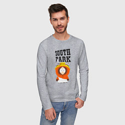 Лонгслив хлопковый мужской South Park Кенни, цвет: меланж — фото 2