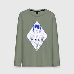 Лонгслив хлопковый мужской BoJack Horseman, цвет: авокадо