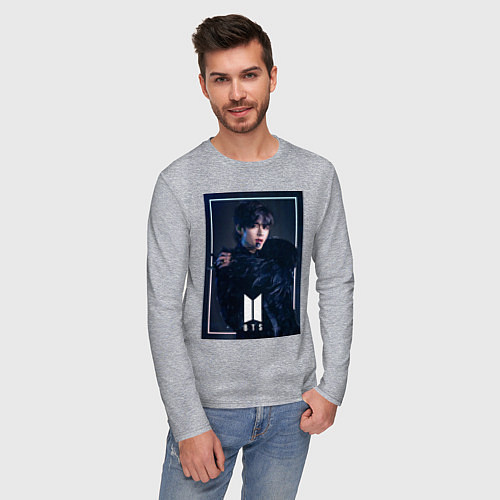 Мужской лонгслив BTS Black Swan / Меланж – фото 3