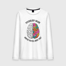 Мужской лонгслив Psyhology major