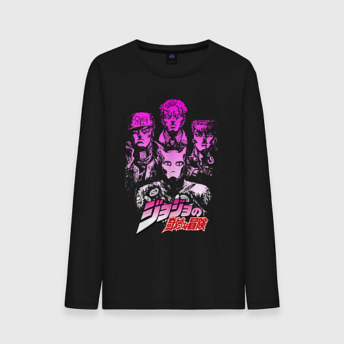 Мужской лонгслив JOJOS BIZARRE ADVENTURE / Черный – фото 1