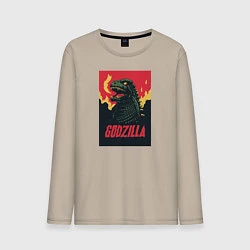 Мужской лонгслив Godzilla