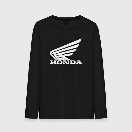 Мужской лонгслив HONDA / Черный – фото 1