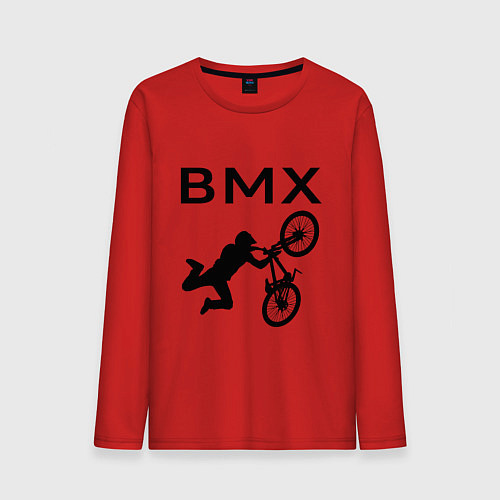 Мужской лонгслив Велоспорт BMX Z / Красный – фото 1