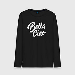 Лонгслив хлопковый мужской Bella Ciao, цвет: черный