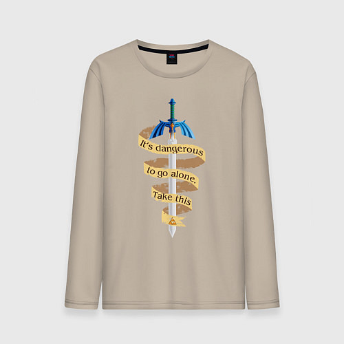 Мужской лонгслив The Legend of Zelda / Миндальный – фото 1