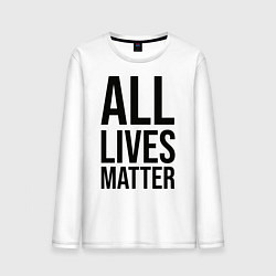 Мужской лонгслив ALL LIVES MATTER