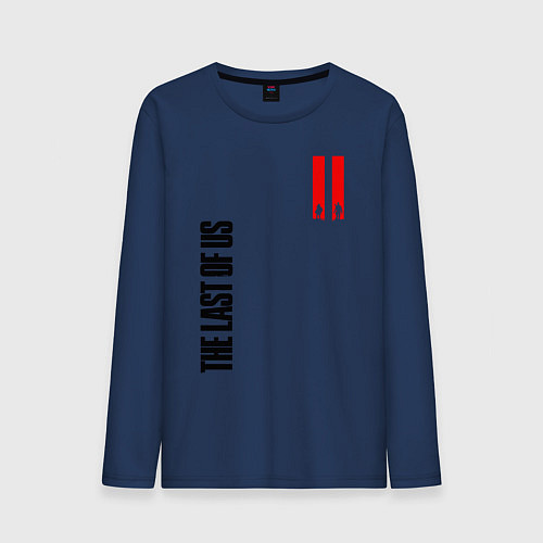 Мужской лонгслив THE LAST OF US II / Тёмно-синий – фото 1