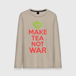 Мужской лонгслив Make tea not war