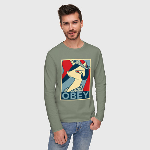 Мужской лонгслив Trixie OBEY / Авокадо – фото 3