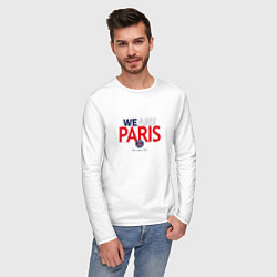 Лонгслив хлопковый мужской PSG We Are Paris 202223, цвет: белый — фото 2