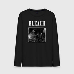 Лонгслив хлопковый мужской Nirvana рисунок для Альбома Bleach, цвет: черный
