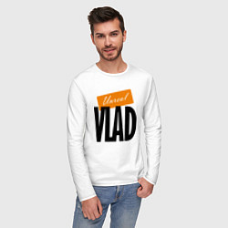 Лонгслив хлопковый мужской Unreal Vlad - motto, цвет: белый — фото 2