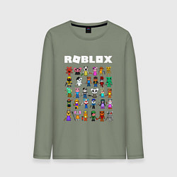 Лонгслив хлопковый мужской ROBLOX PIGGY, цвет: авокадо