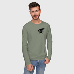 Лонгслив хлопковый мужской Karasuno Karasuno High, цвет: авокадо — фото 2