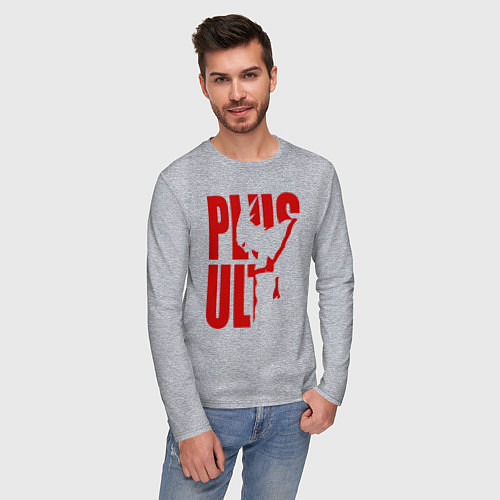 Мужской лонгслив PLUS ULTRA / Меланж – фото 3