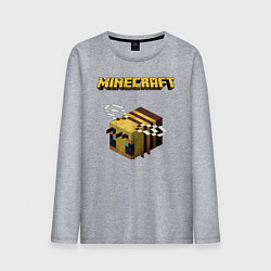 Лонгслив хлопковый мужской Minecraft, цвет: меланж