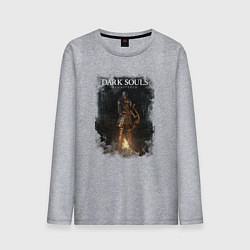 Лонгслив хлопковый мужской Dark Souls Remastered, цвет: меланж