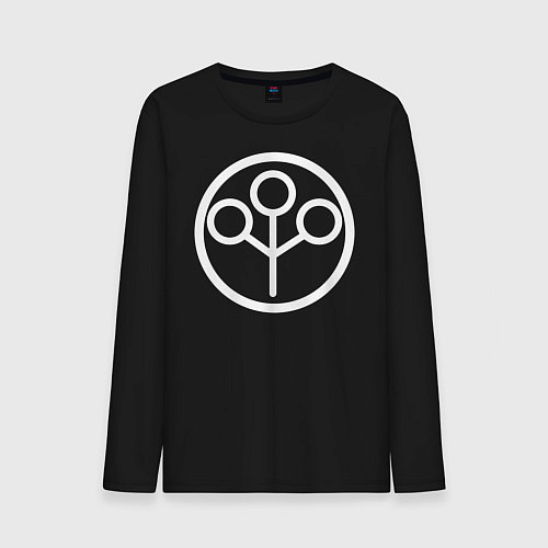 Мужской лонгслив Cyberpunk 2077: ARASAKA / Черный – фото 1