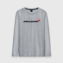 Лонгслив хлопковый мужской Формула 1 Макларен, цвет: меланж