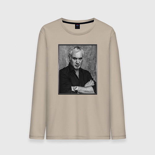Мужской лонгслив Валерий Меладзе / Миндальный – фото 1