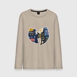 Лонгслив хлопковый мужской Wu-Tang Clan, цвет: миндальный