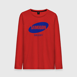 Лонгслив хлопковый мужской Samogon galaxy, цвет: красный