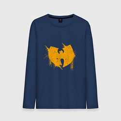 Лонгслив хлопковый мужской Wu-Tang Yellow, цвет: тёмно-синий