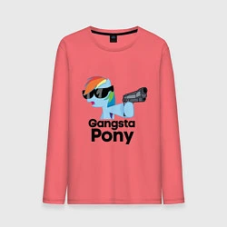 Мужской лонгслив Gangsta pony