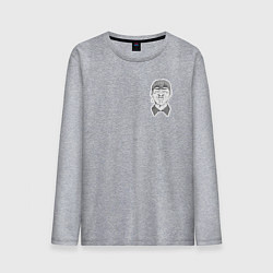 Лонгслив хлопковый мужской Эйкити Онидзука, цвет: меланж