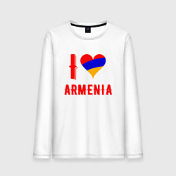 Мужской лонгслив I Love Armenia