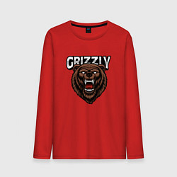 Мужской лонгслив Медведь Grizzly