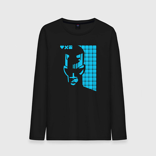 Мужской лонгслив Love Death And Robots Zima Blue / Черный – фото 1