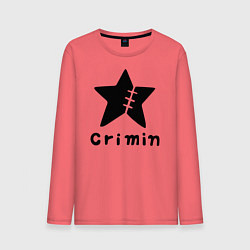 Лонгслив хлопковый мужской Crimin бренд One Piece, цвет: коралловый