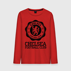 Лонгслив хлопковый мужской Chelsea FC: Emblem, цвет: красный