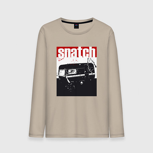 Мужской лонгслив Большой куш Гай Ричи / Миндальный – фото 1