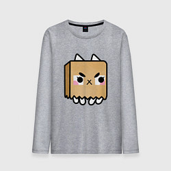 Лонгслив хлопковый мужской Toca Cat Box, цвет: меланж