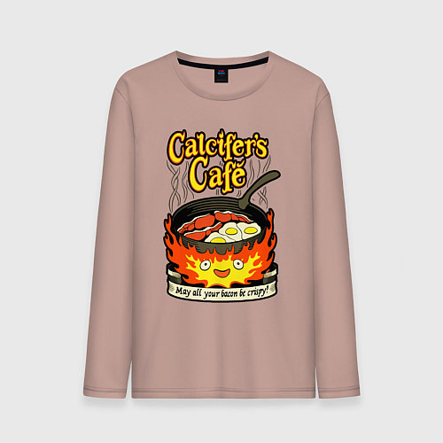 Мужской лонгслив Calcifer cook / Пыльно-розовый – фото 1