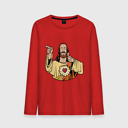 Мужской лонгслив Dogma - smile Jesus like