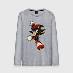 Лонгслив хлопковый мужской SonicSW, цвет: меланж