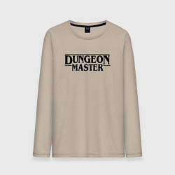 Мужской лонгслив DUNGEON MASTER ГАЧИМУЧИ ЧЁРНЫЙ ЛОГО