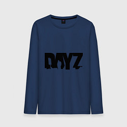 Лонгслив хлопковый мужской DayZ, цвет: тёмно-синий